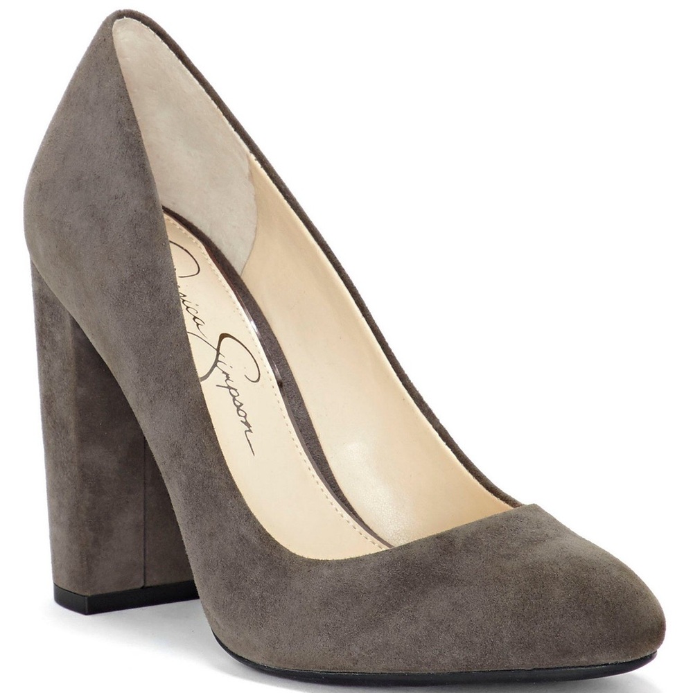 ✨✨Jessica Simpson BELEMO Suede Sexy Block Pumps✨✨